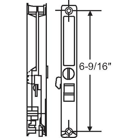 Strybuc Patio Door Handle Assy. 13-292